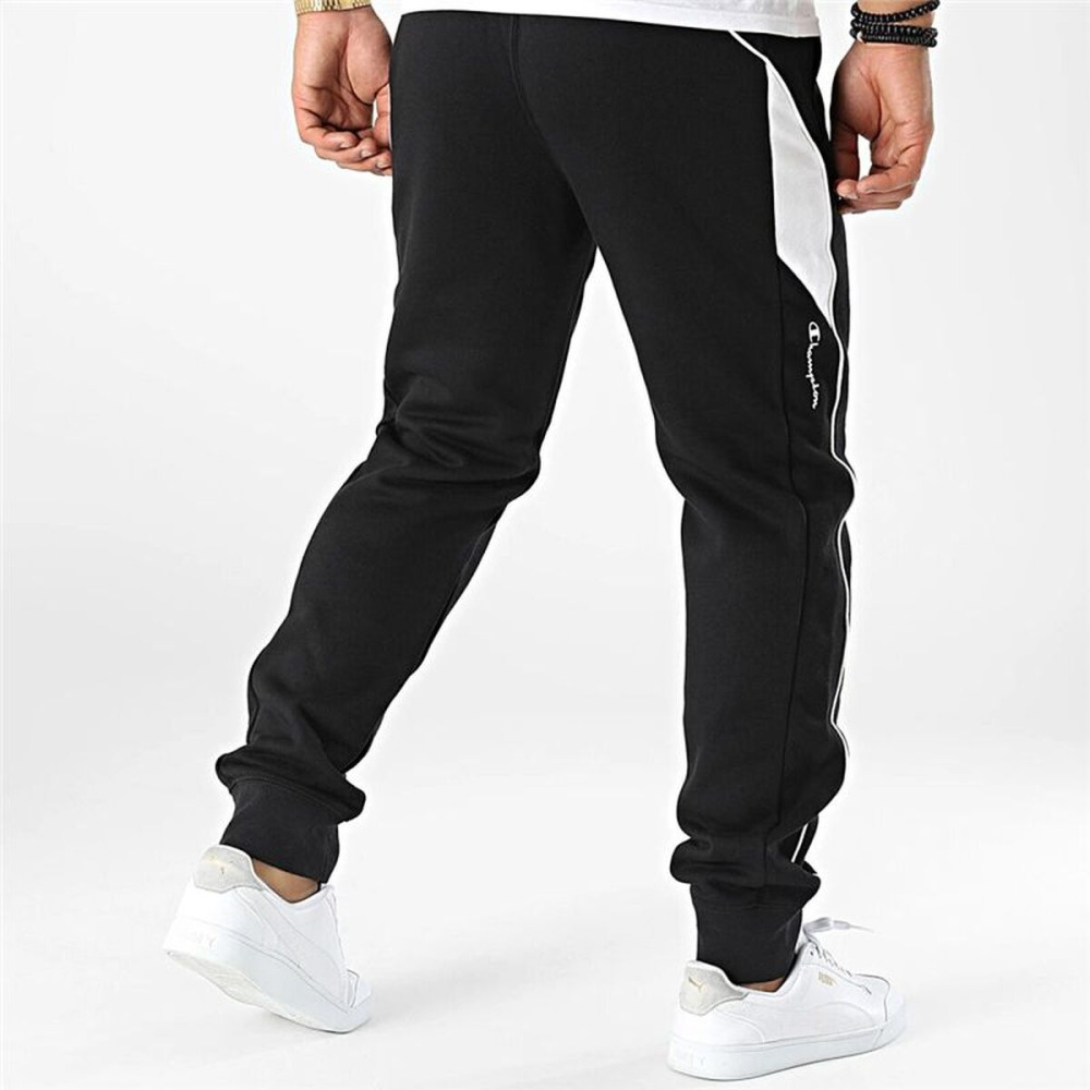 Long Sports Trousers Champion Rib Cuff Black Men