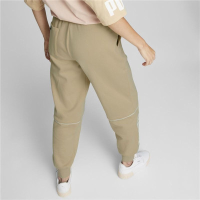 Long Sports Trousers Puma Power Colorblock Beige Lady