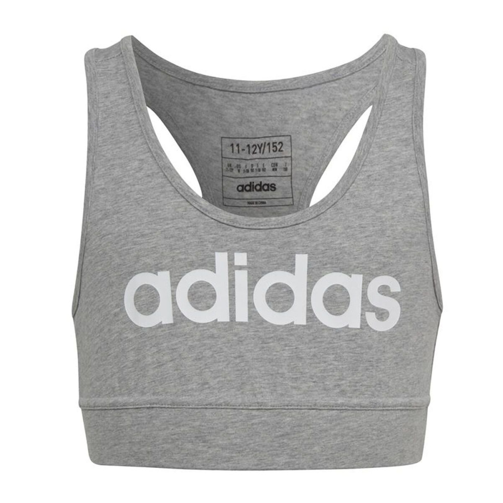 Tank Top Women Adidas Essentials Linear Logo Grey