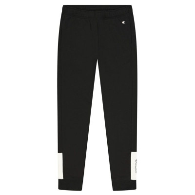 Long Sports Trousers Champion Rib Cuff Colour Block Black Men