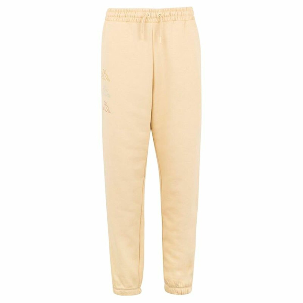 Adult's Tracksuit Bottoms Kappa Kiamata Beige Unisex