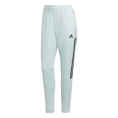 Long Sports Trousers Adidas Light Cyan Lady