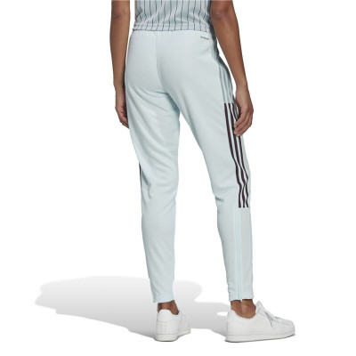 Long Sports Trousers Adidas Light Cyan Lady