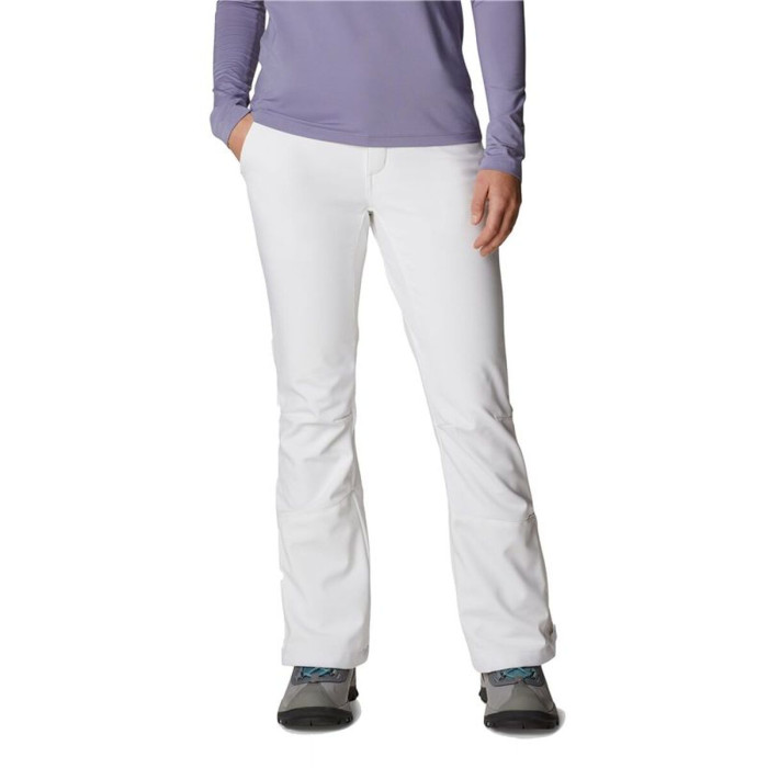 Long Sports Trousers Columbia Roffee Ridge IV White