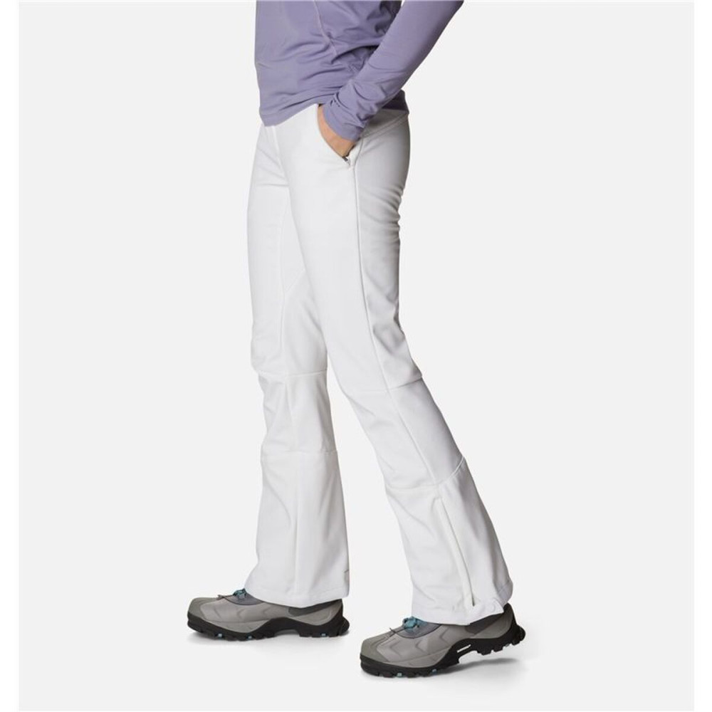 Long Sports Trousers Columbia Roffee Ridge IV White