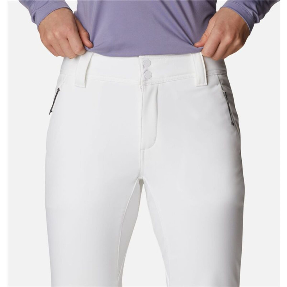 Long Sports Trousers Columbia Roffee Ridge IV White