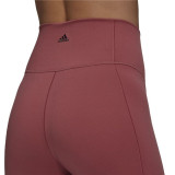 Sport leggings for Women Adidas Studio 7/8 Brown Red