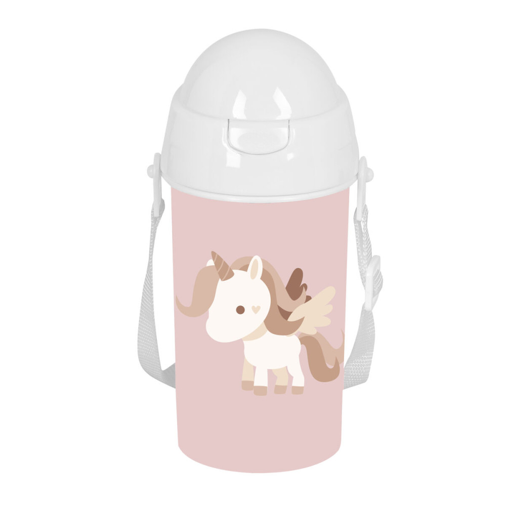 Water bottle Safta Unicornio PVC 500 ml
