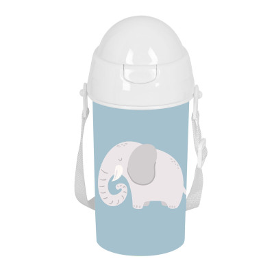 Water bottle Safta Elefante Blue PVC 500 ml