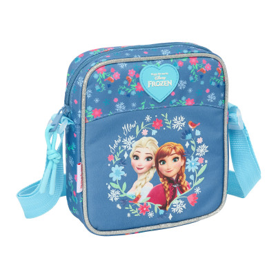 Shoulder Bag Frozen Blue 16 x 18 x 4 cm