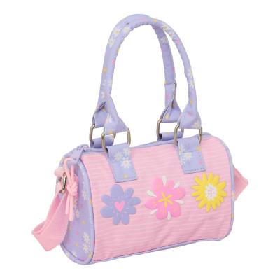 Shoulder Bag Safta Bouquet Pink Lilac