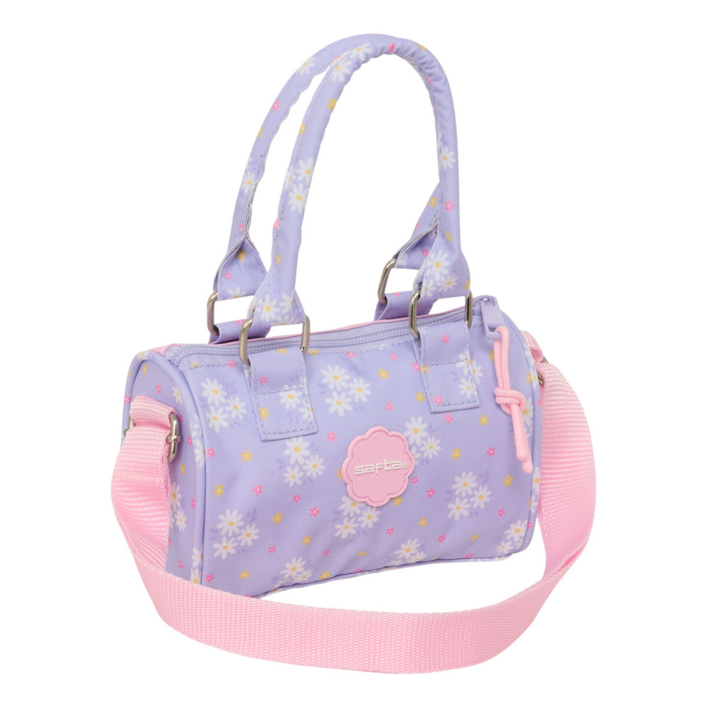 Shoulder Bag Safta Bouquet Pink Lilac