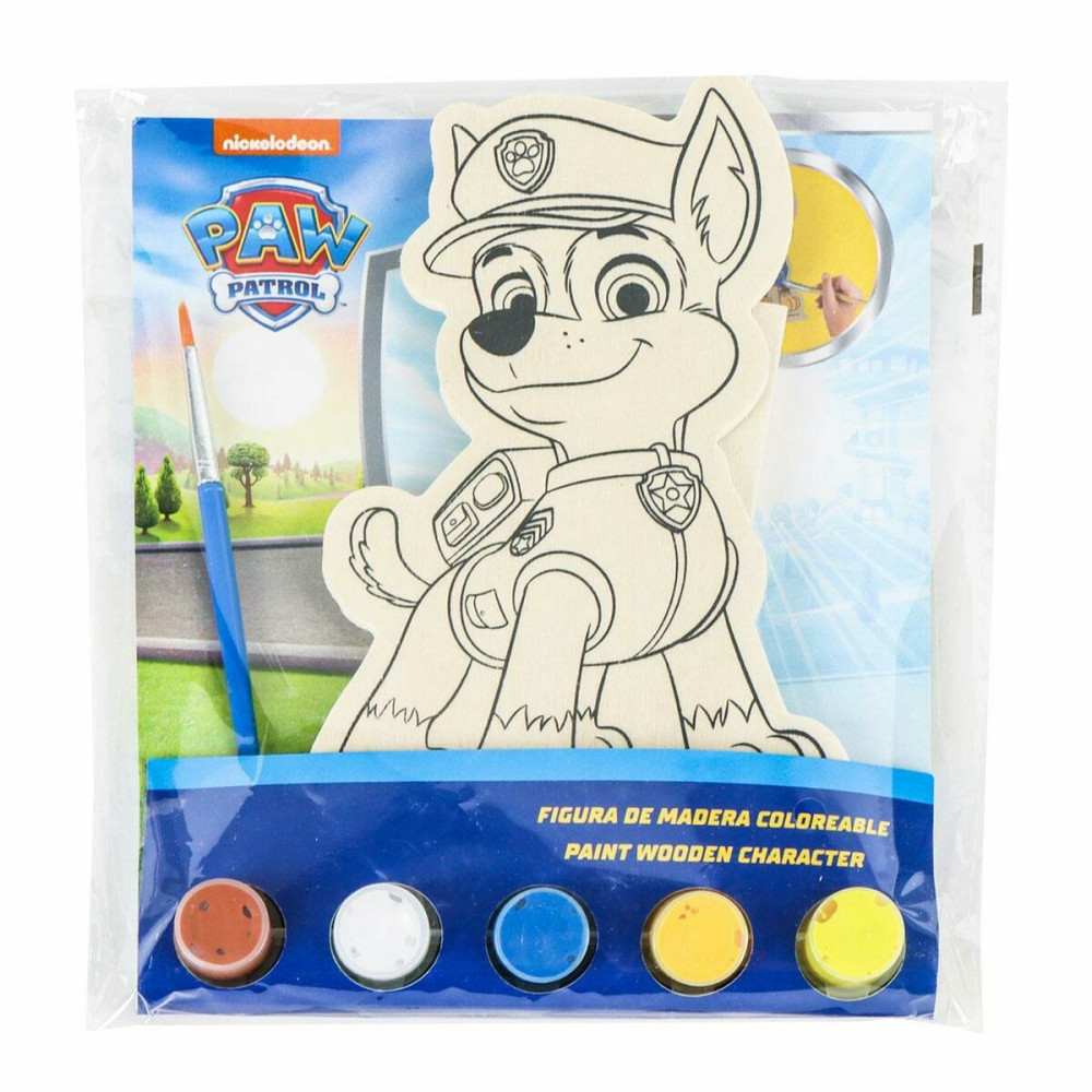 Craft Set The Paw Patrol Wood 14 x 18 x 5 cm