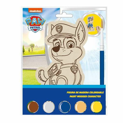 Craft Set The Paw Patrol Wood 14 x 18 x 5 cm