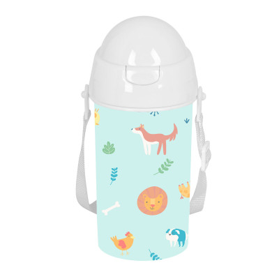 Water bottle Safta Pandi Blue PVC 500 ml