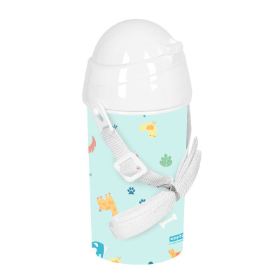 Water bottle Safta Pandi Blue PVC 500 ml