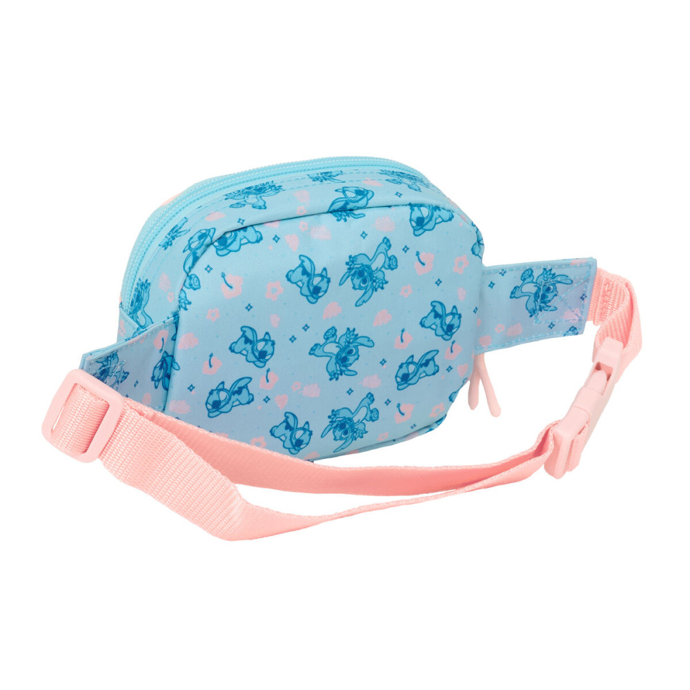 Belt Pouch Lilo & Stitch Ohana Light Blue 14 x 11 x 4 cm