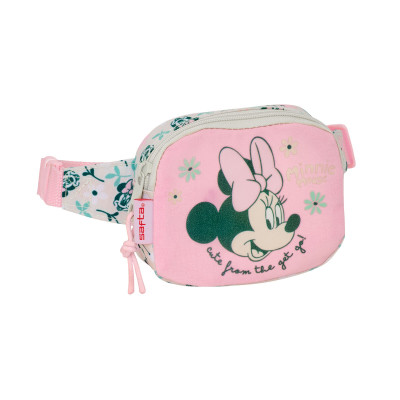 Belt Pouch Minnie Mouse Minty Pink 14 x 11 x 4 cm