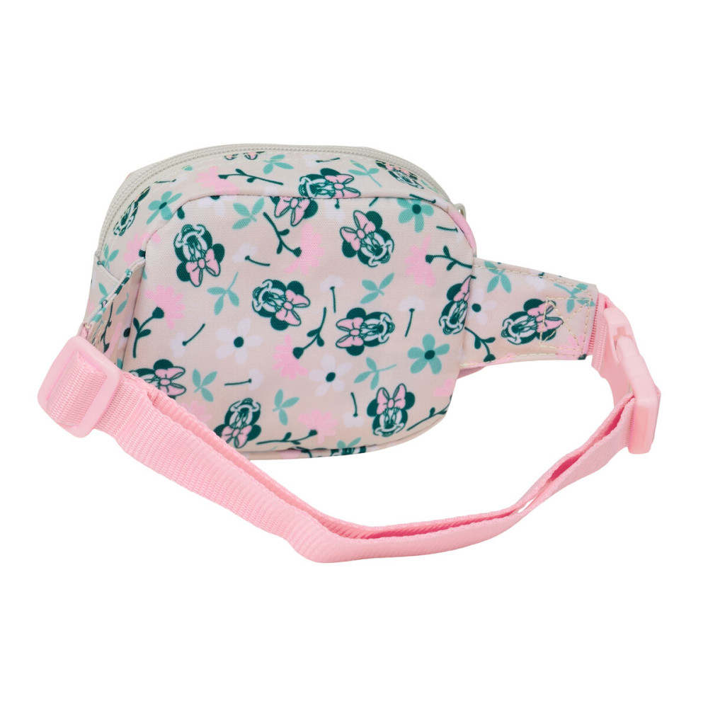 Belt Pouch Minnie Mouse Minty Pink 14 x 11 x 4 cm