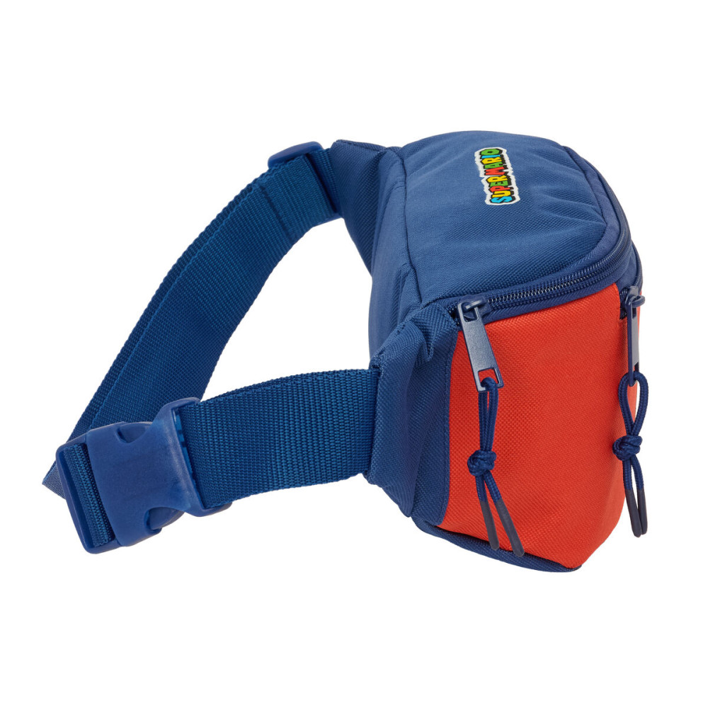 Belt Pouch Super Mario Mamma mia Red Navy Blue 23 x 12 x 9 cm