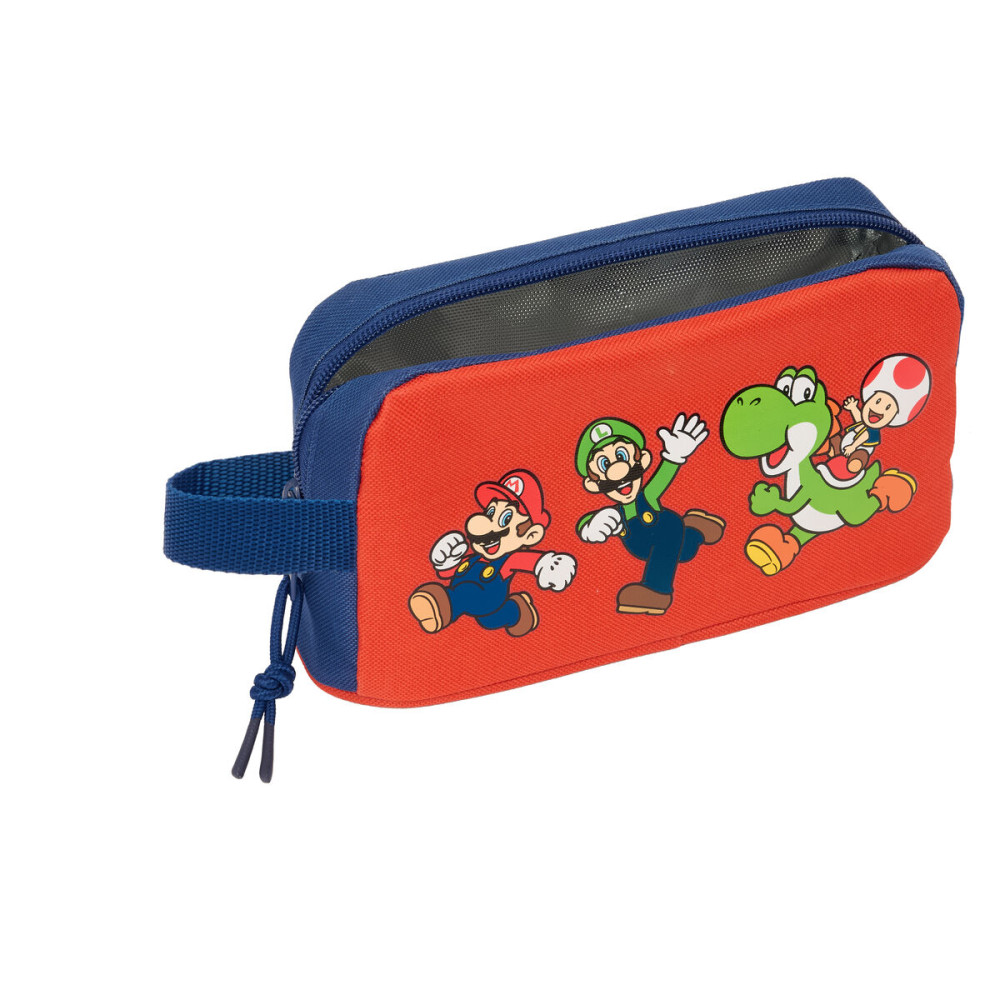 Thermal Lunchbox Super Mario Mamma mia Red Navy Blue 21,5 x 12 x 6,5 cm