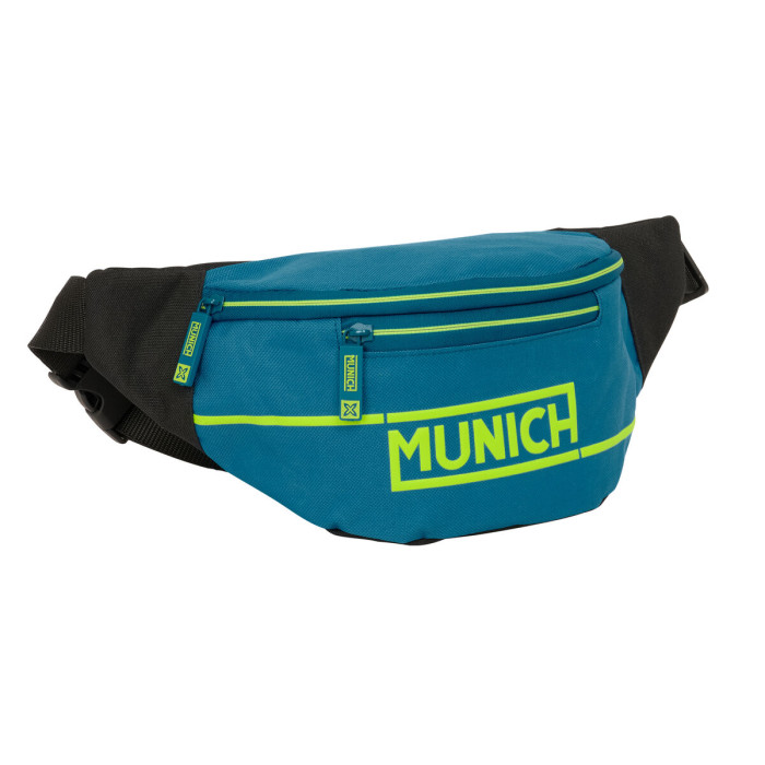 Belt Pouch Munich Land Black Green 23 x 12 x 9 cm