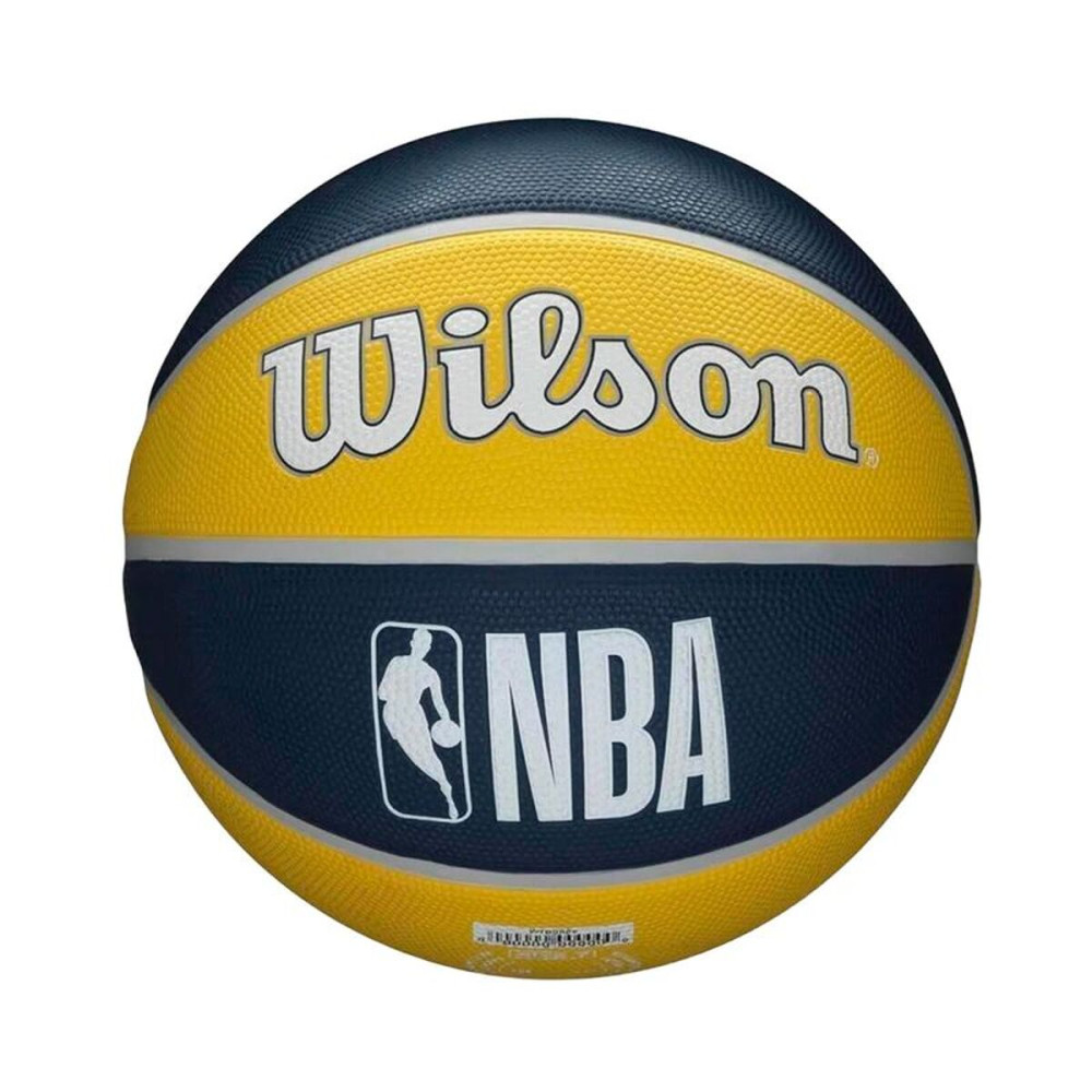 Basketball Ball Wilson Nba Team Tribute Ind Pacers Yellow Natural rubber (Size 7)