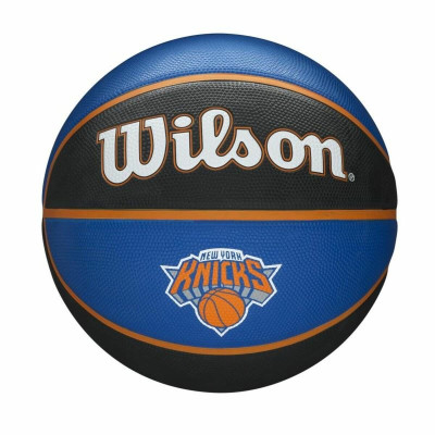 Basketball Ball Wilson NBA Team Tribute Knicks Blue 7 Natural rubber