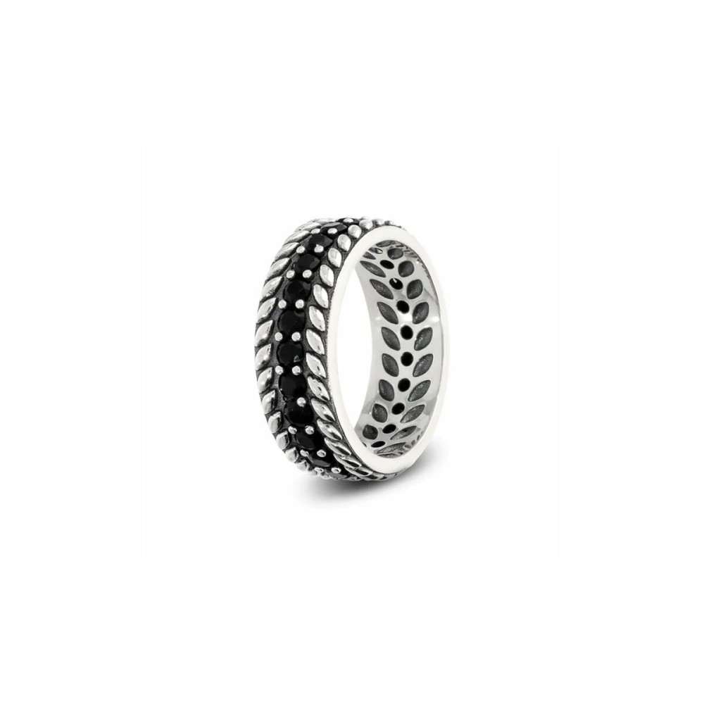 Men's Ring Albert M. WSOX00624.BS-24 Silver Black