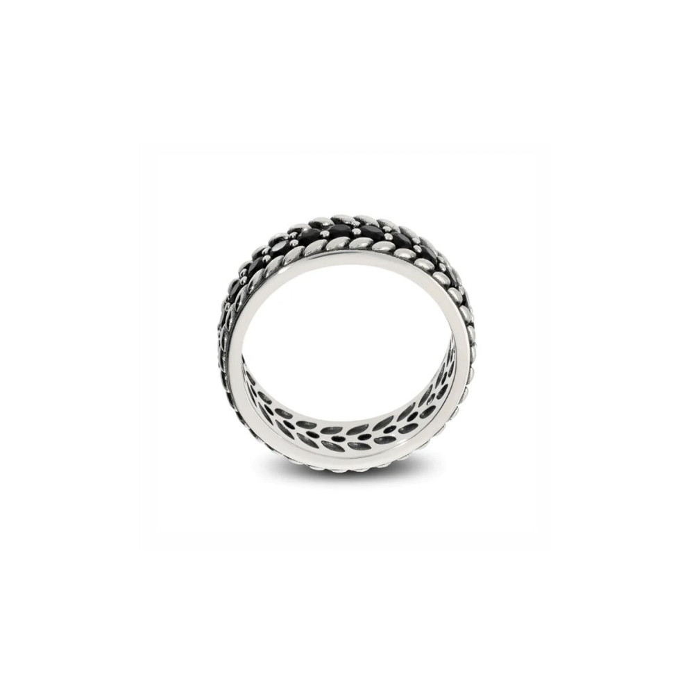 Men's Ring Albert M. WSOX00624.BS-24 Silver Black