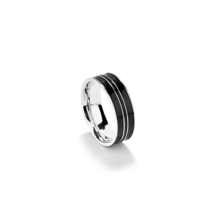 Men's Ring Radiant RH000142-20 Silver Black 20