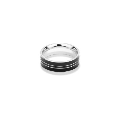 Men's Ring Radiant RH000142-20 Silver Black 20
