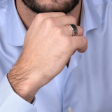 Men's Ring Albert M. WSOX00168.BS-26 Silver