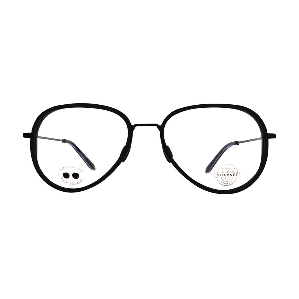 Unisex' Spectacle frame Vuarnet VL18050001112 Black ø 54 mm