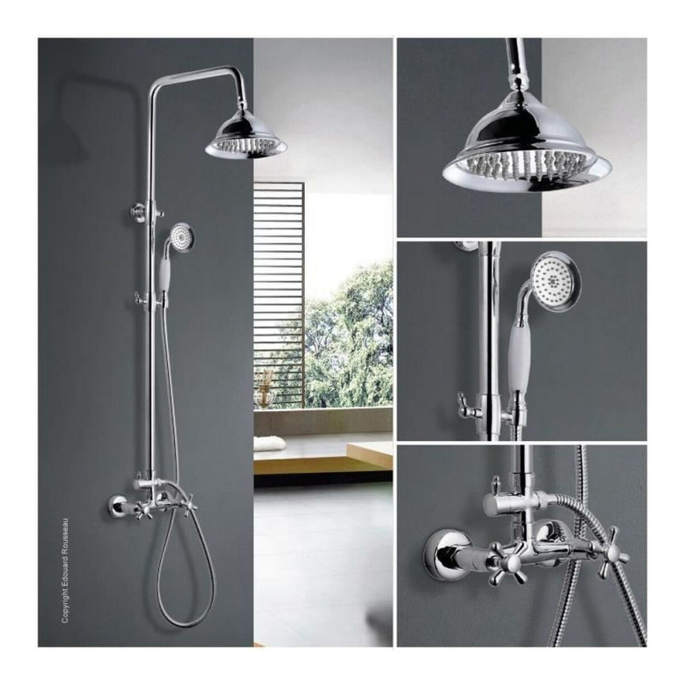 Shower Column Rousseau Grey Polycarbonate