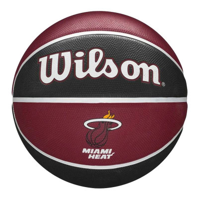 Basketball Ball Wilson NBA Tribute Miami  Dark Red Natural rubber (Size 7)