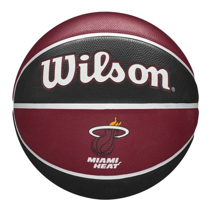 Basketball Ball Wilson NBA Tribute Miami  Dark Red Natural rubber (Size 7)