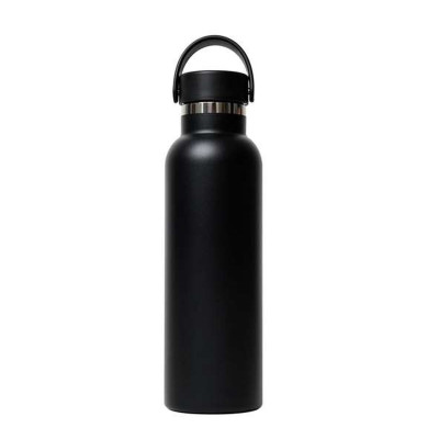 Water bottle Safta Negro Black Silicone Stainless steel
