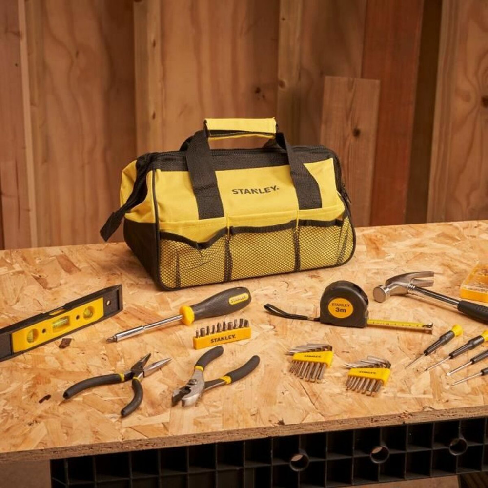 Tool bag Stanley STMT0-74101 Yellow Black Metal 33 x 20 x 18 cm 38 Pieces