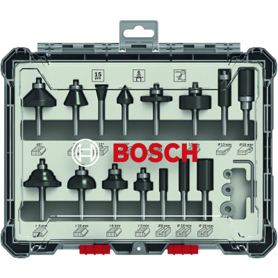 Spool set BOSCH 2607017471 Metal 15 Pieces