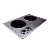 Portable Ceramic Hob JATA V532 2400W Silver Steel 2400 W