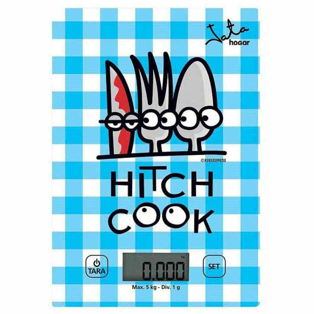 Digital Kitchen Scale JATA 732K Kukuxumusu Blue 5 kg