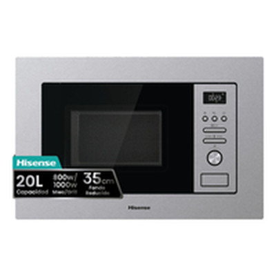 Microwave with Grill Hisense BIM320G41X 800 W 20 L Steel