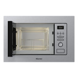 Microwave with Grill Hisense BIM320G41X 800 W 20 L Steel