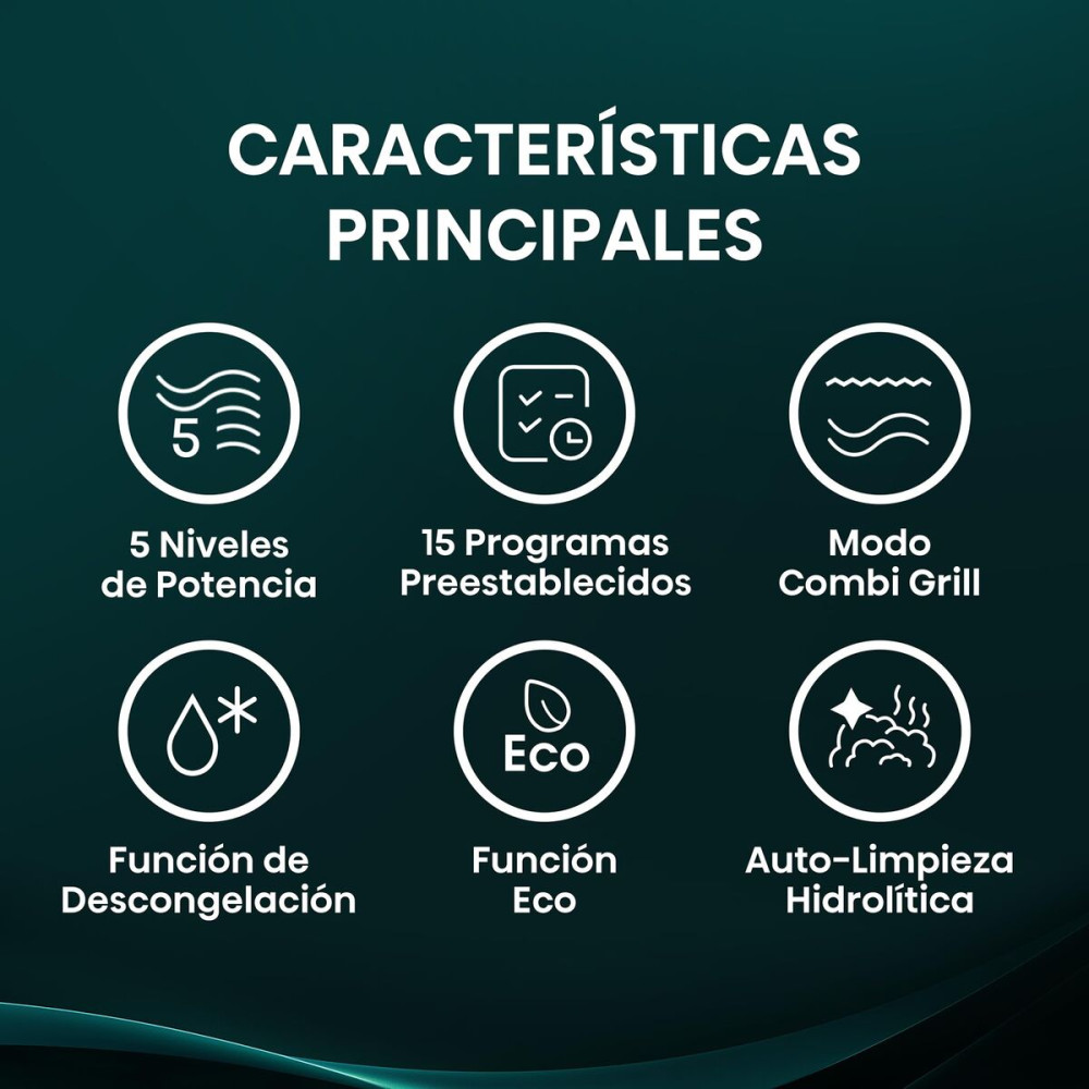 Microwave with Grill Hisense BIM320G41X 800 W 20 L Steel