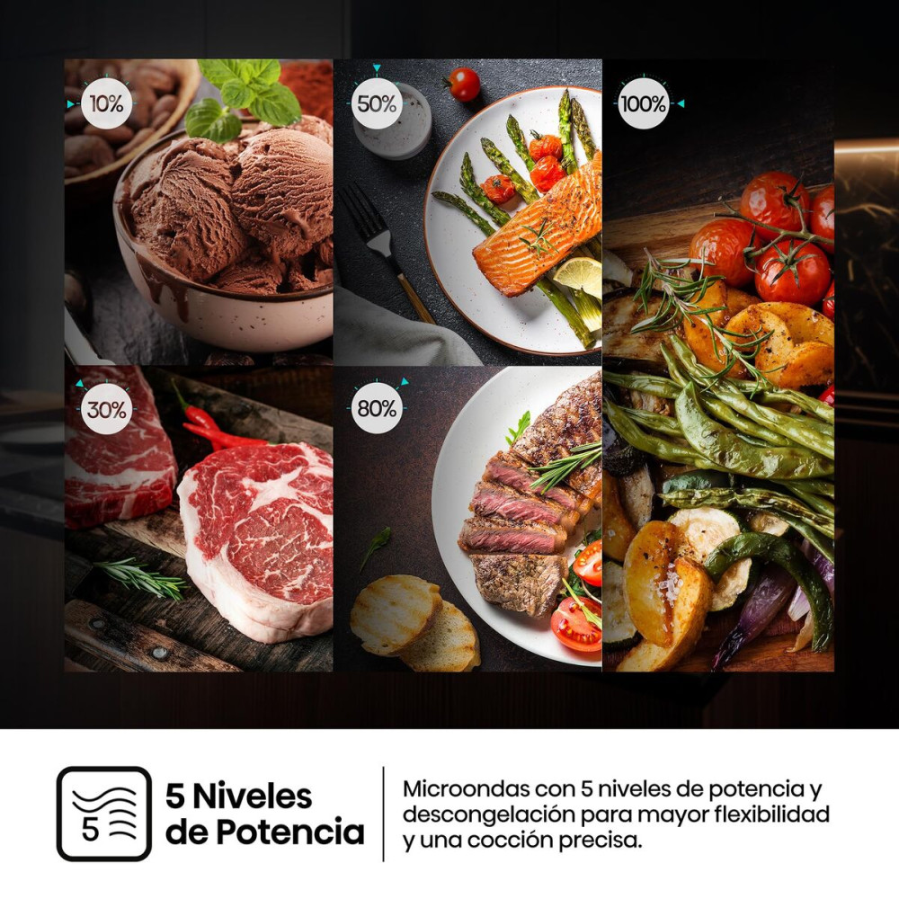 Microwave with Grill Hisense BIM320G41X 800 W 20 L Steel