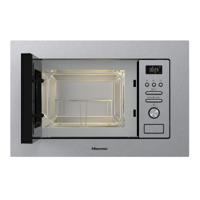 Microwave with Grill Hisense BIM320G41X 800 W 20 L Steel