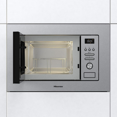 Microwave with Grill Hisense BIM320G41X 800 W 20 L Steel