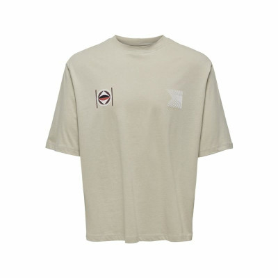Short-sleeve Sports T-shirt Only & Sons Onslenny Ovz Element  Light brown