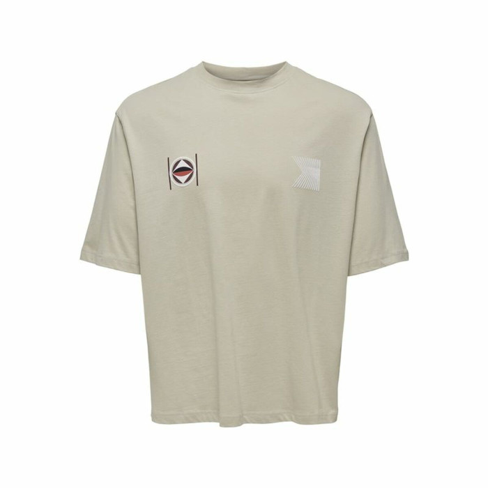 Short-sleeve Sports T-shirt Only & Sons Onslenny Ovz Element  Light brown